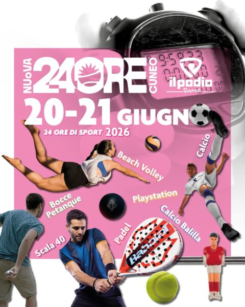 Pronti a scendere in campo? Torna la 24 Ore di Sport a Cuneo!