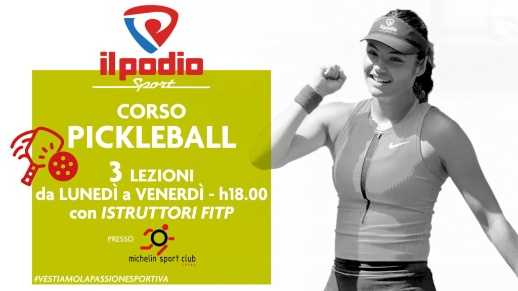 Pronti a scendere in campo? Il Podio Sport ti invita al Corso di Avvicinamento al Pickleball
