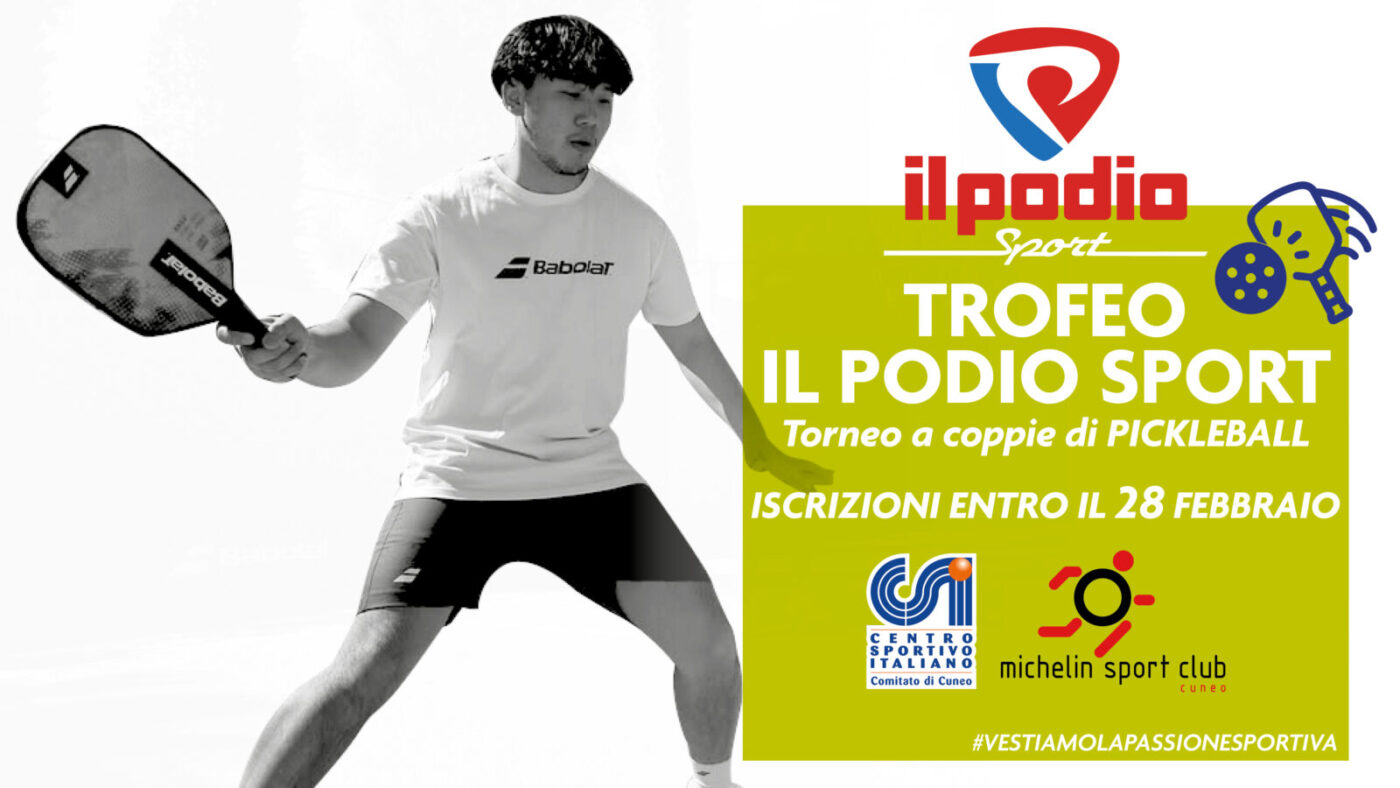 Il Pickleball conquista Cuneo: scendi in campo per il 1° Trofeo “Il Podio Sport”!