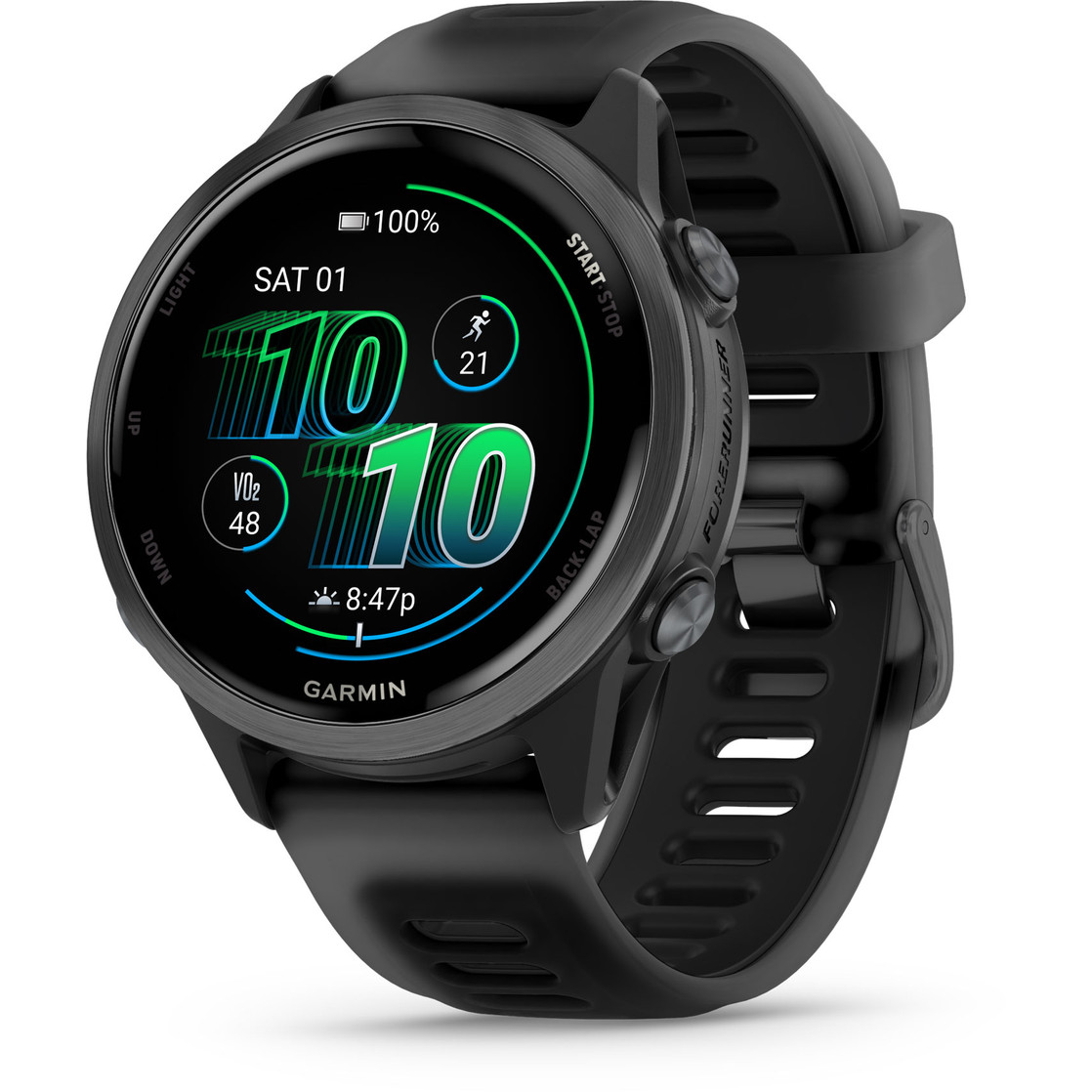 Garmin Forerunner® 570 42mm AMOLED (Black / Slate Gray)
