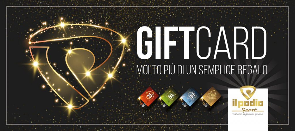 Gift Card del Podio Sport: il miglior regalo per chi fa sport