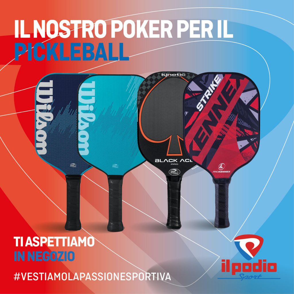 Racchetta da pickelball: Il Podio Sport di Cuneo ti aiuta nella scelta giusta