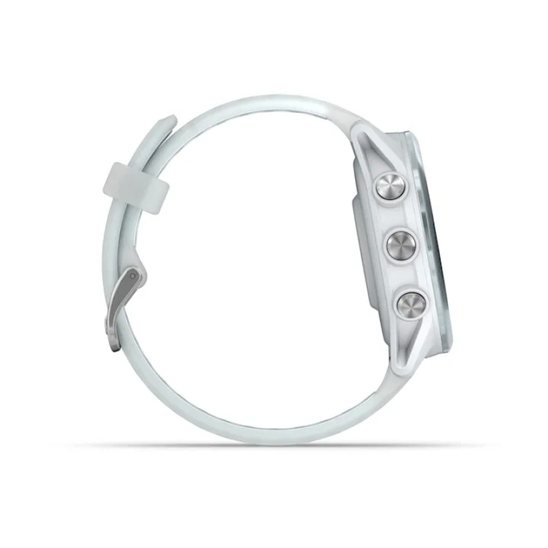 Garmin Forerunner® 570 42mm AMOLED (Whitestone / Cloud Blue Band) - immagine 4