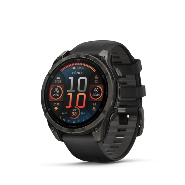 Garmin Fenix® 8 47mm AMOLED Sapphire Titanium (Black)